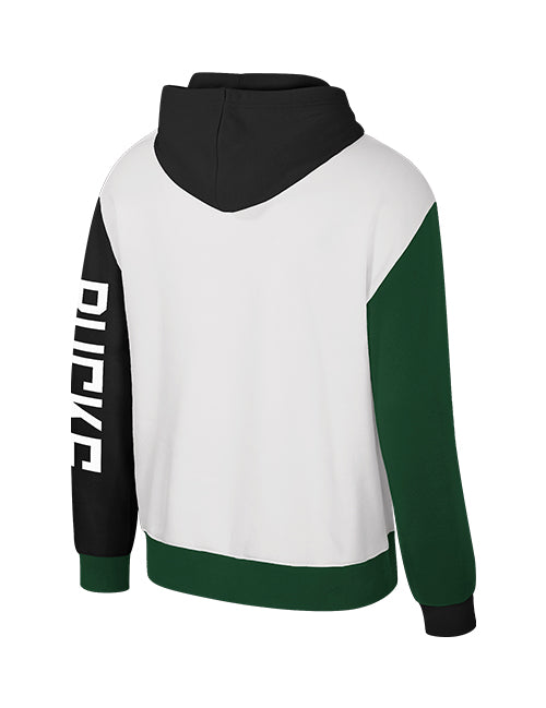 Stadium Essentials Rafters Burst Milwaukee Bucks Hooded Sweatshirt-back