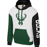 Stadium Essentials Rafters Burst Milwaukee Bucks Hooded Sweatshirt-front