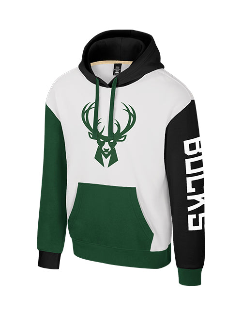Stadium Essentials Rafters Burst Milwaukee Bucks Hooded Sweatshirt-front