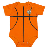 Newborn Outerstuff Milwaukee Bucks Basketball Creeper Onesie