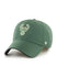 '47 Brand Clean Up Outburst Green Milwaukee Bucks Adjustable Hat- front