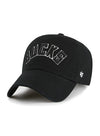 '47 Brand Clean Up Wordmark Black Milwaukee Bucks Adjustable Hat