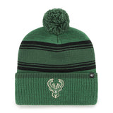 '47 Brand Cuff Pom Fadeout Milwaukee Bucks Knit Hat- front 