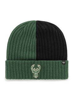 '47 Brand Cuff Fracture Milwaukee Bucks Knit Hat- front 