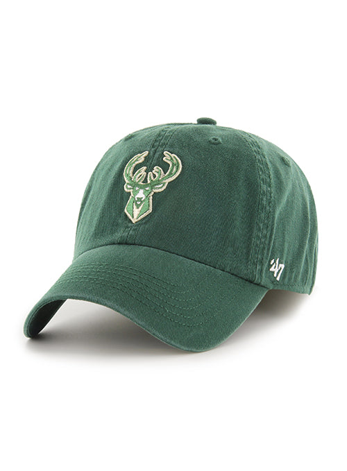 '47 Brand Franchise Green Milwaukee Bucks Fitted Hat- front 