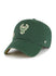 Women's '47 Brand Clean Up Confetti Milwaukee Bucks Adjustable Hat- angled left 