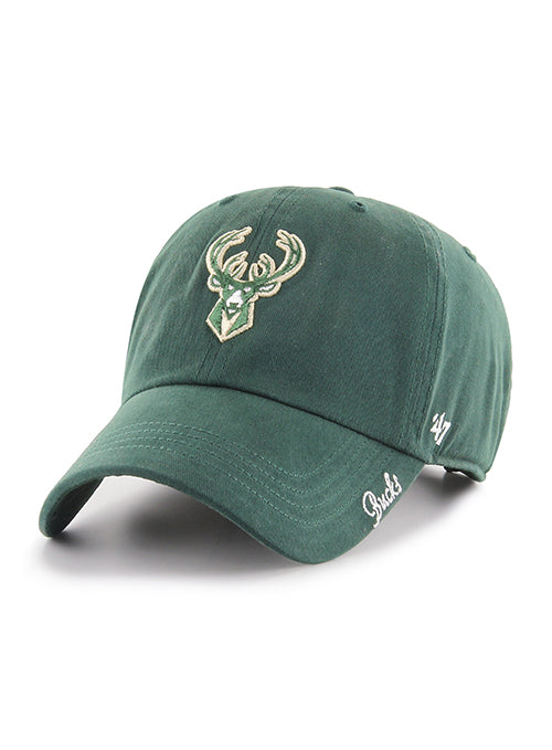 Women's '47 Brand Clean Up Miata Milwaukee Bucks Adjustable Hat- front 