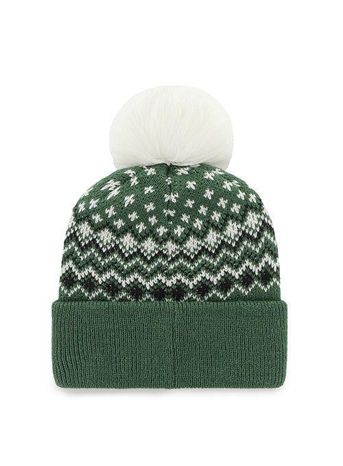 Women's '47 Brand Cuff Pom Elsa Milwaukee Bucks Knit Hat-back 