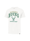 '47 Brand Franklin Span Out Milwaukee Bucks T-Shirt- front 