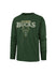'47 Brand Franklin Linear Milwaukee Bucks Long Sleeve T-Shirt- front 