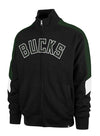 '47 Brand Shoot Out Word Milwaukee Bucks Track Jacket-front 