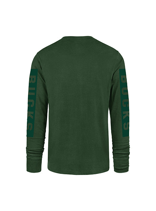 '47 Brand Franklin Phantom Milwaukee Bucks Long Sleeve T-Shirt-back 