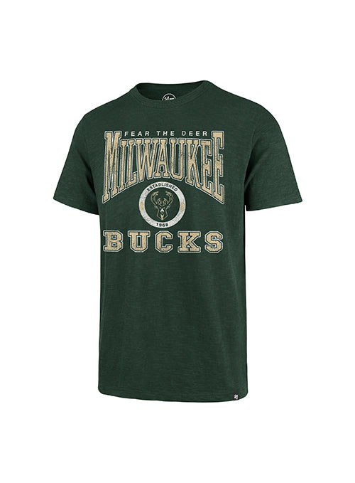 '47 Brand Scrum All Out Milwaukee Bucks T-Shirt- front 