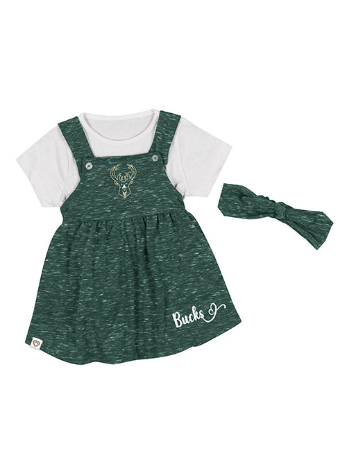 Infant Legend Milwaukee Bucks Dress Set- front 