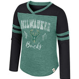 Toddler Girls Drummer Milwaukee Bucks V-Neck Long Sleeve T-Shirt