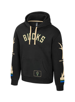 Stadium Essentials City Star Statement Milwaukee Bucks Hooded Sweatshirt-front