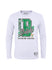 Youth Mitchell & Ness HWC '68 Make the Cut Milwaukee Bucks Long Sleeve T-Shirt in White - Front View
