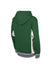 Youth Mitchell & Ness HWC '93 Milwaukee Bucks Hooded Sweatshirt in Green and White - Back View