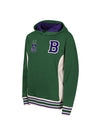 Youth Mitchell & Ness HWC '93 Milwaukee Bucks Hooded Sweatshirt in Green and White - Front View