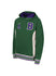 Youth Mitchell & Ness HWC '93 Milwaukee Bucks Hooded Sweatshirt in Green and White - Front View