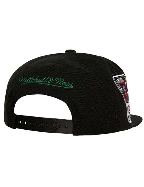 Mitchell & Ness HWC '93 Big Face 7.0 Milwaukee Bucks Snapback Hat- Back 