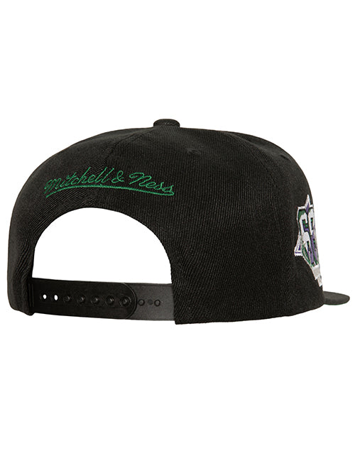 Mitchell & Ness HWC '93 Side Jam Milwaukee Bucks Snapback Hat-back 