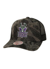 Mitchell & Ness HWC '93 Burnt Ends Trucker Milwaukee Bucks Snapback Hat