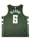 Signed Nike Icon Edition Eric Bledsoe Milwaukee Bucks Swingman Jersey-back