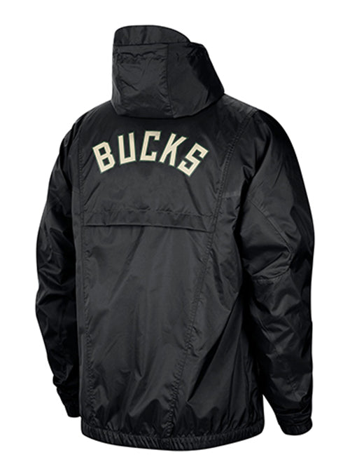 Jordan Courtside Statement Light Milwaukee Bucks full Zip Jacket-back