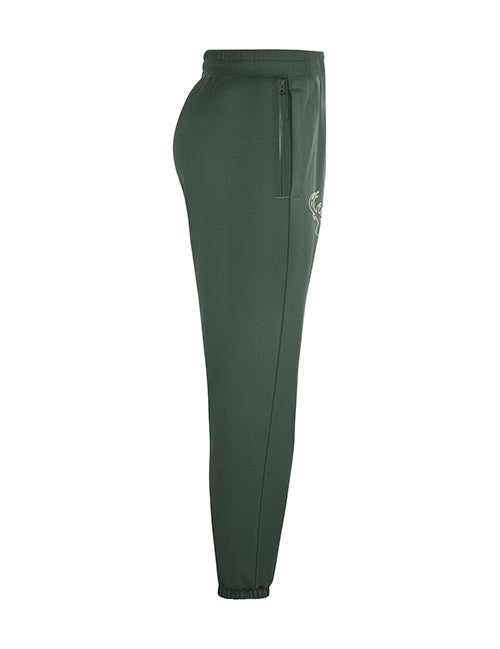 Nike DF OC Spotlight Milwaukee Bucks Jogger Pants in Green - Side View