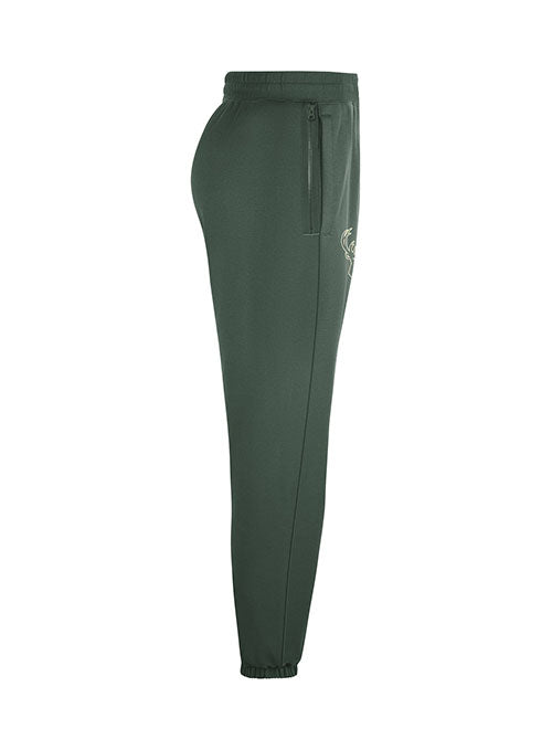 Nike DF OC Spotlight Milwaukee Bucks Jogger Pants in Green - Side View