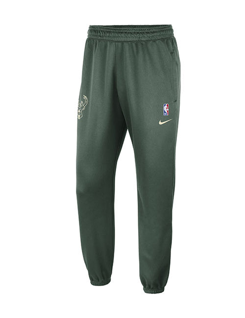 Nike DF OC Spotlight Milwaukee Bucks Jogger Pants in Green - Front View