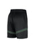 Nike Dri-FIT On Court Practice Icon Black Milwaukee Bucks Shorts in Black and Green - Back View