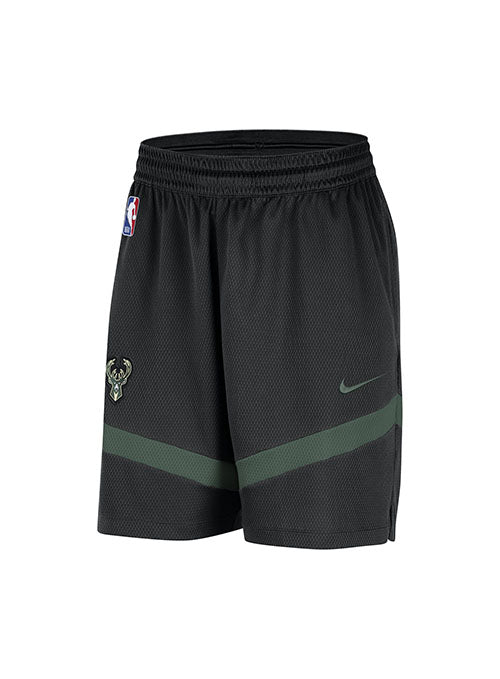 Men's Nike Black Milwaukee Bucks On-Court Practice Warmup Performance Shorts Size: 3XL