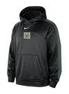 Nike Therma-FIT Courtside Starting 5 Black Milwaukee Bucks Hooded Sweatshirt - Front View