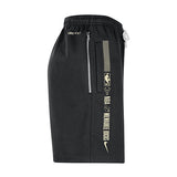 Nike Courtside Standard Issue Black Milwaukee Bucks Shorts - Right Side View