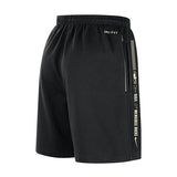 Nike Courtside Standard Issue Black Milwaukee Bucks Shorts - Back View