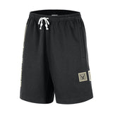 Nike Courtside Standard Issue Black Milwaukee Bucks Shorts - Front View