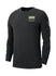 Nike Essential Fade Milwaukee Bucks Long Sleeve T-Shirt in Black - Front View