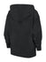 Nike Standard Issue Black Milwaukee Bucks Full Zip Hooded Sweatshirt in Black - Back View