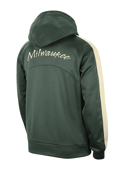 Nike Men's Milwaukee Bucks Green Fleece Pullover Hoodie, Medium