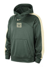 Nike Therma-FIT Courtside Starting 5 Green Milwaukee Bucks Hooded Sweatshirt in Green - Front View