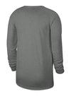 Nike Dri-FIT Essential Practice 23 On-Court Gray Milwaukee Bucks Long Sleeve T-Shirt - Back View
