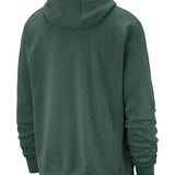 Nike Club Icon Milwaukee Bucks Hooded Sweatshirt in Green - Back View