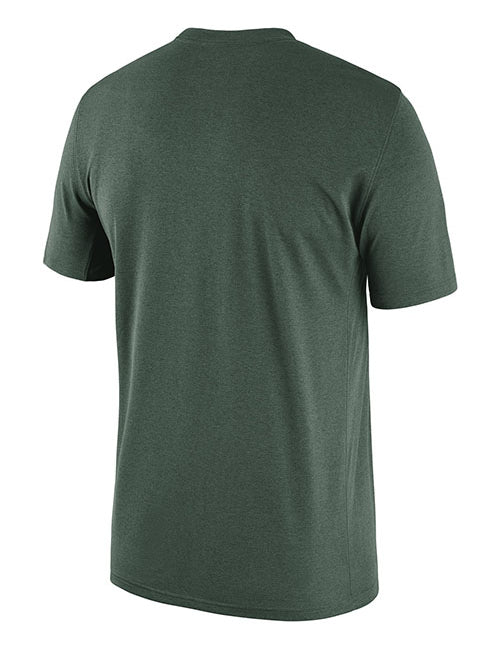 Nike Essential Logo 2 Fir Milwaukee Bucks T-Shirt in Green - Back View