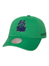 Mitchell & Ness HWC '93 Golden Hour Green Milwaukee Bucks Adjustable Hat- Front 