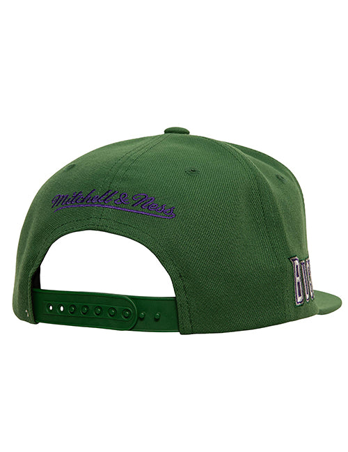 Mitchell & Ness HWC '93 Now You See Milwaukee Bucks Snapback Hat-back