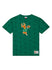 Mitchell & Ness '68 AOP Green Milwaukee Bucks T-Shirt-front 