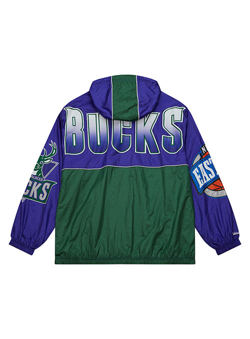 Mitchell & Ness HWC '93 Anorak Milwaukee Bucks Windbreaker Jacket-back