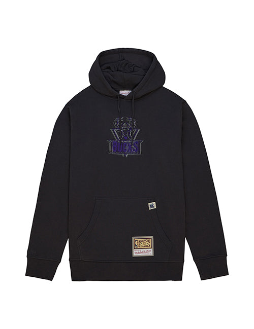 Mitchell & Ness HWC '93 Golden Hour Milwaukee Bucks Sweatshirt - front 